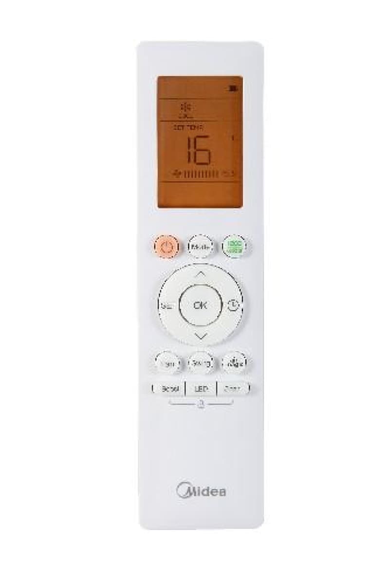 Klimatyzator ścienny Midea Blanc warmer 5,3kW jedn.wew. 7 lat Gwarancji funkcja Grzania i Chłodzenia AGBPW-18NXD0-IH